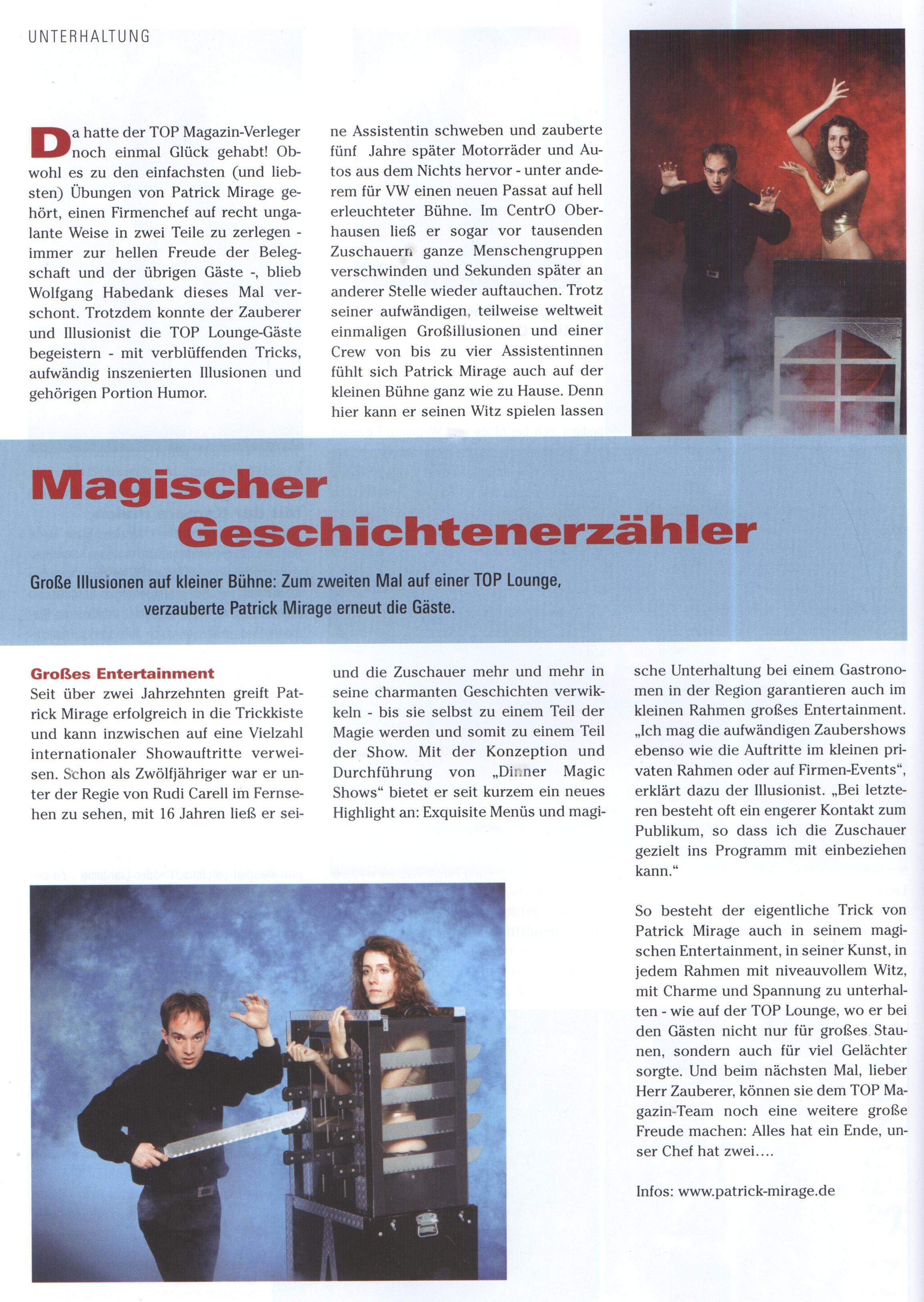 Magischer Geschichtenerzähler Köln